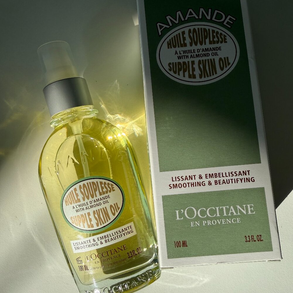 L'Occitane Smoothing and Firming Almond Supple Skin Body Oil | NEW IN BOX